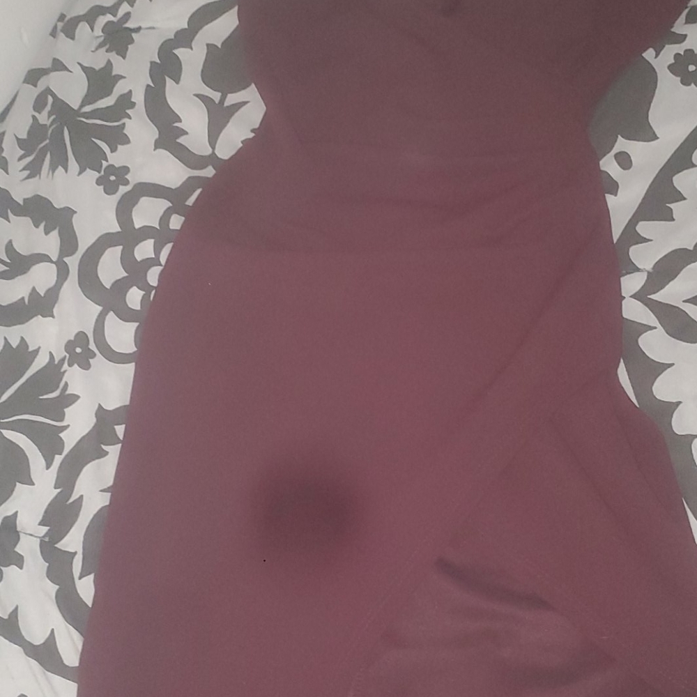 Burgundy  dress